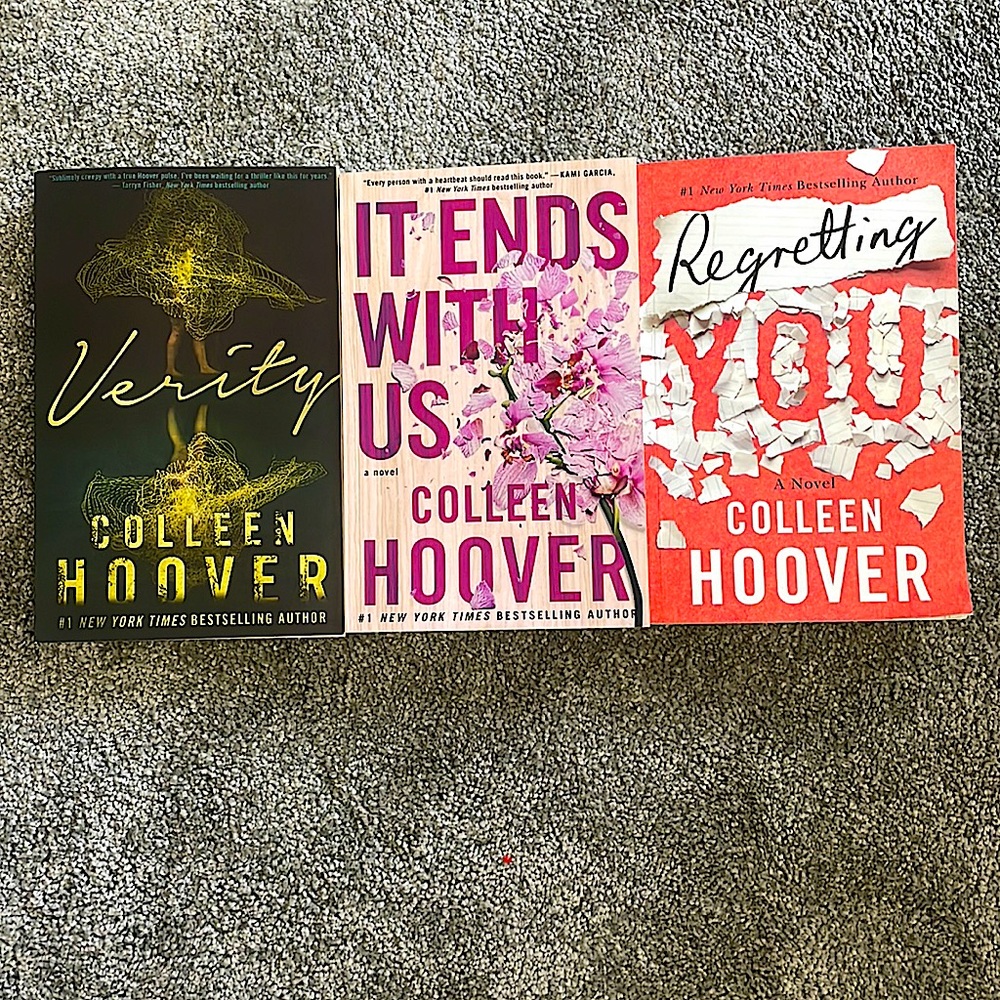 my three favorite colleen hoover books from a book lover :)